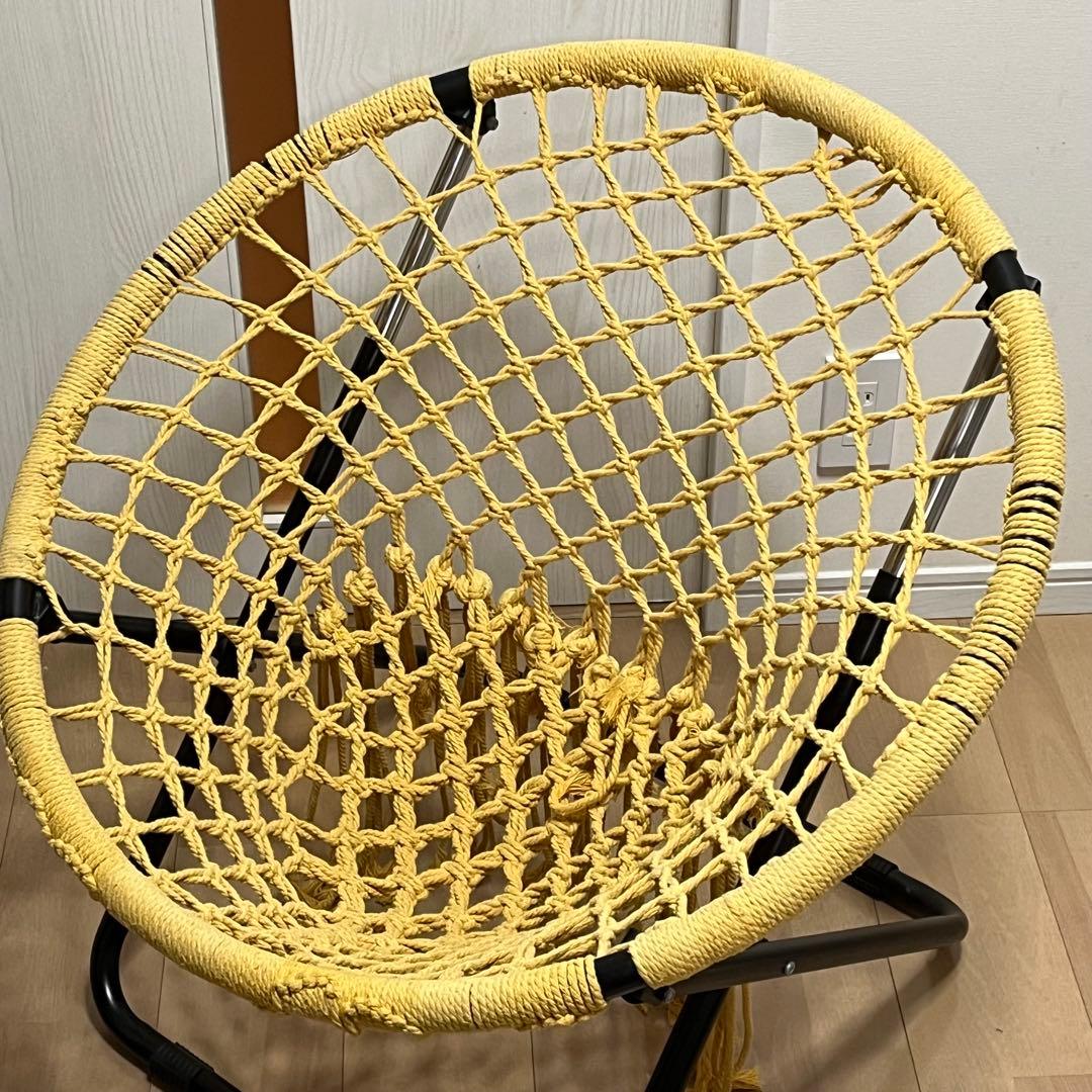 アデペシュ ハンモック フォールディングチェア マスタード(オレンジ)