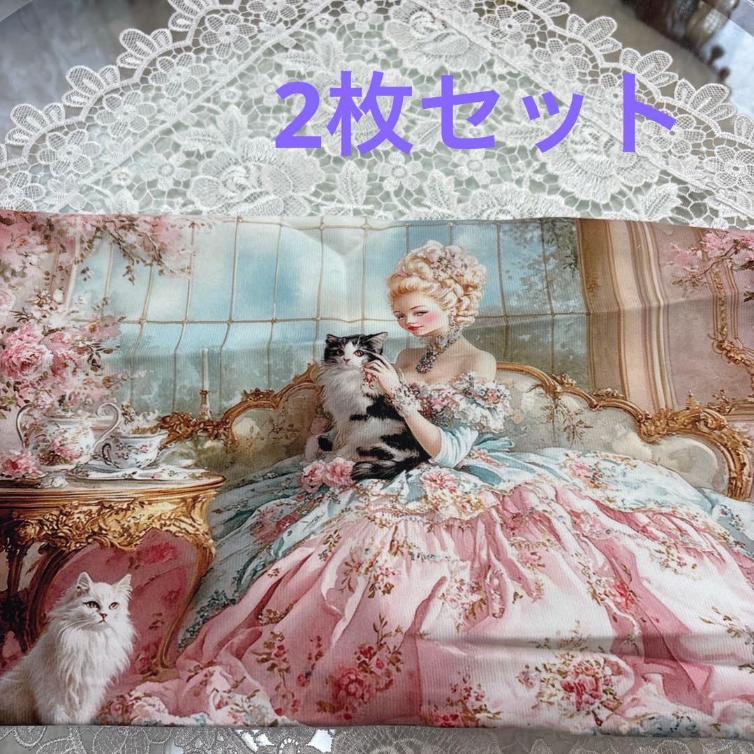貴婦人 クッションカバー 枕カバー 各2枚セットstrawberry