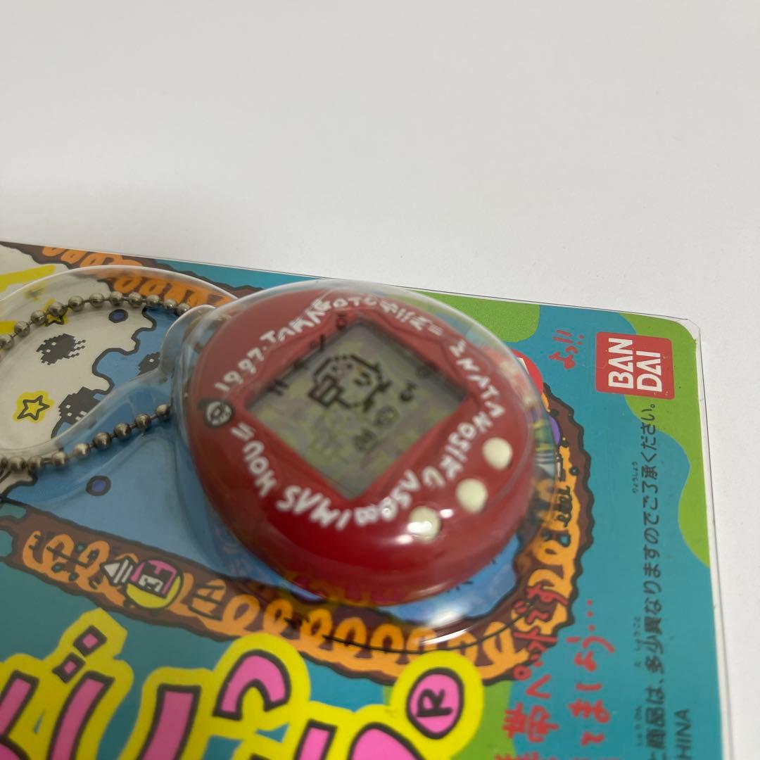 【平成レトロ】BANDAI 新種発見！　たまごっち レッド 1997年製