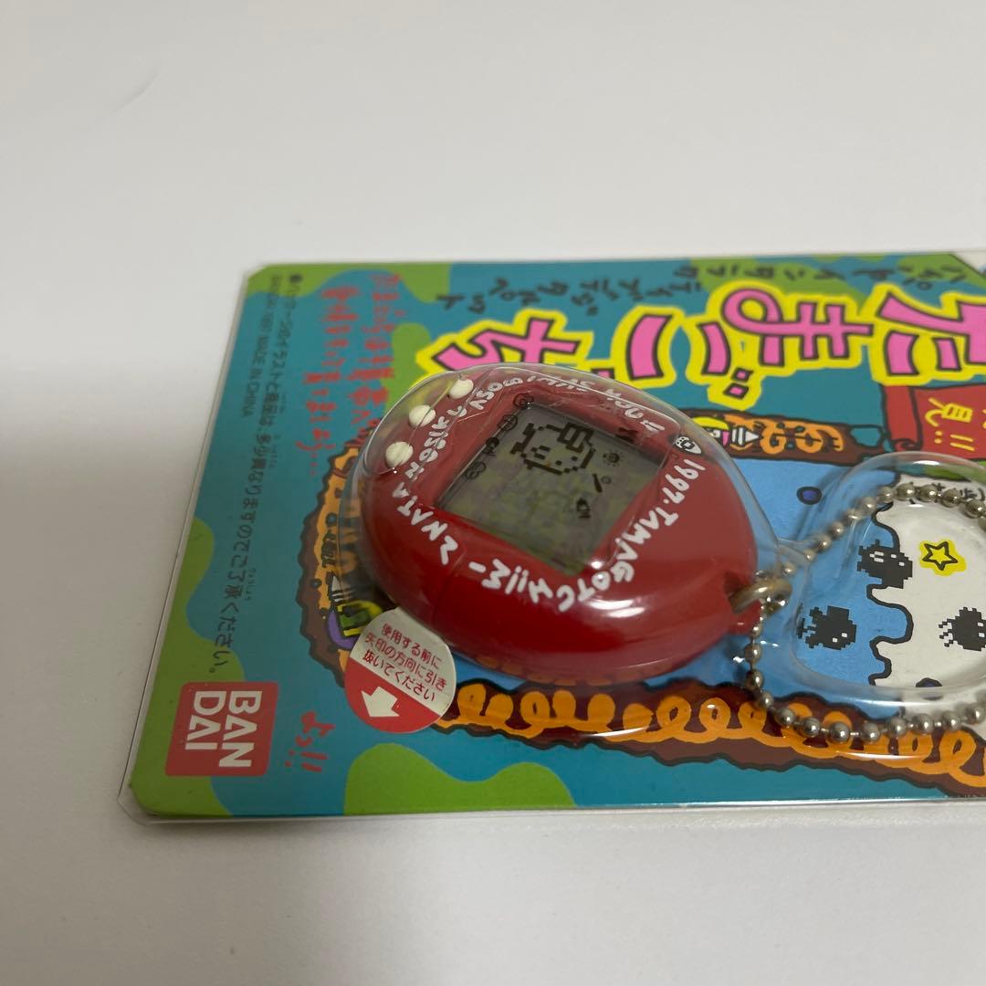 【平成レトロ】BANDAI 新種発見！　たまごっち レッド 1997年製