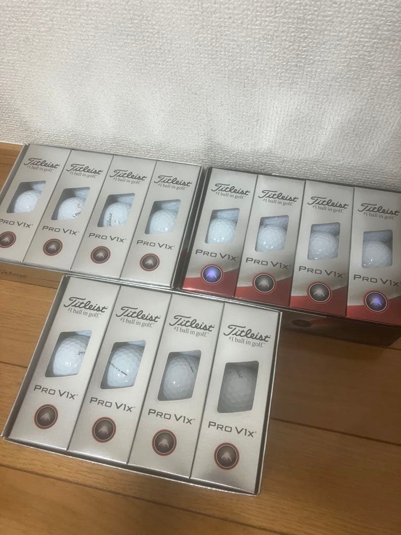 タイトリストプロV1x ゴルフボール 3ダース