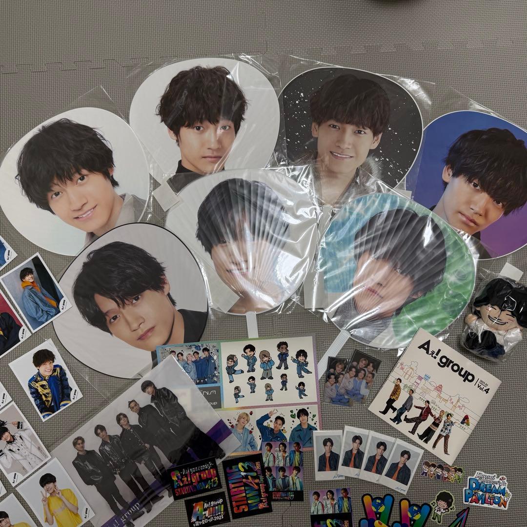 佐野晶哉　うちわ　写真　ぬい　ステッカー　Aぇ! group