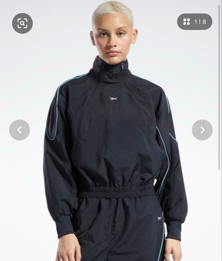 Reebok ウィンドブレーカーセット ブラック