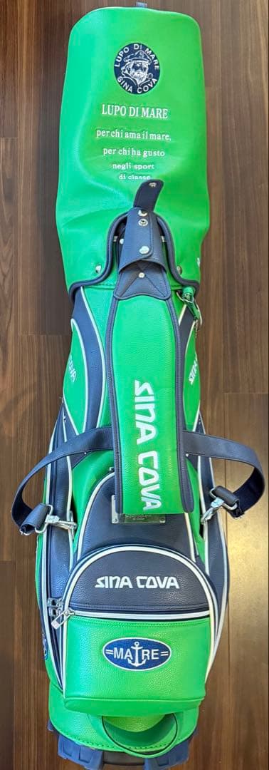 SINACOVA ゴルフキャディバッグ　グリーン　美品