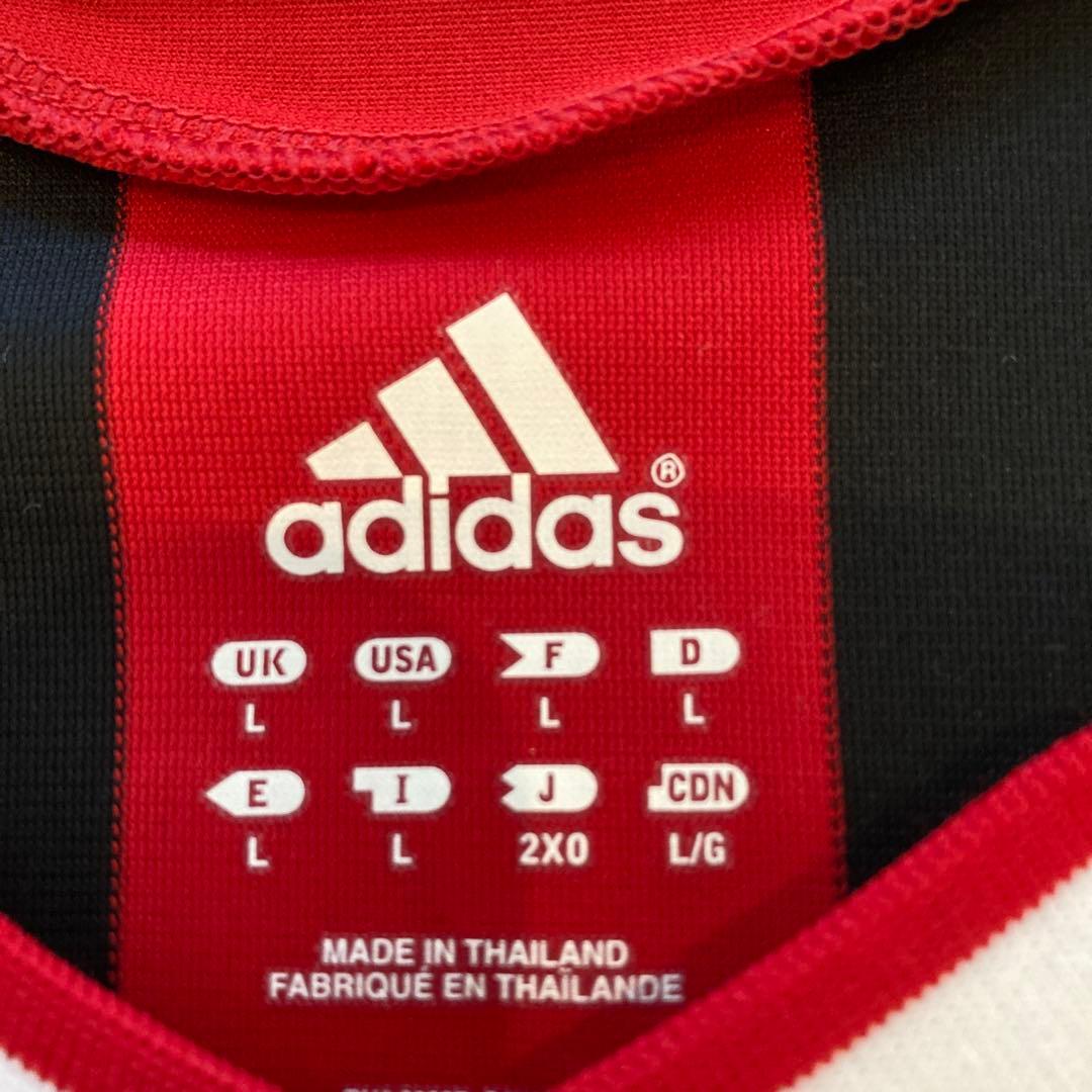ベッカムネーム入り　ＡＣミランホームユニフォーム