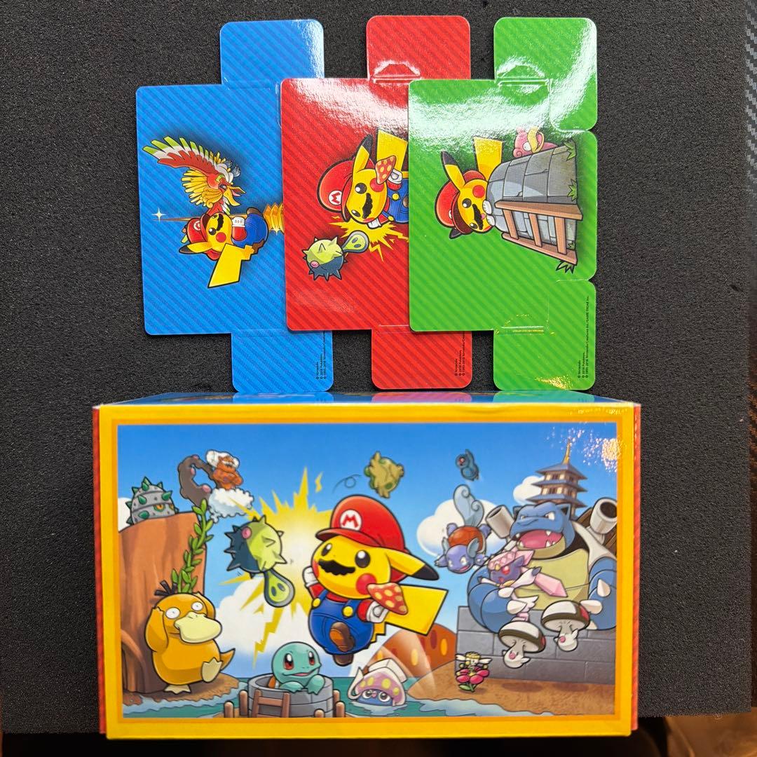 マリオピカチュウ　スペシャルBOX　　サプライのみ　プロモ付属無し　美品