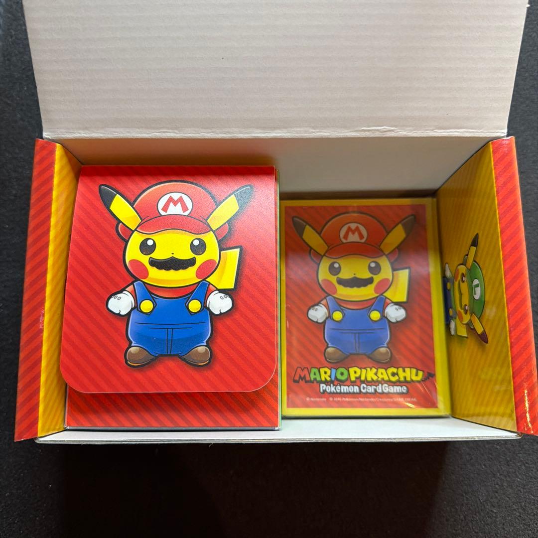 マリオピカチュウ　スペシャルBOX　　サプライのみ　プロモ付属無し　美品