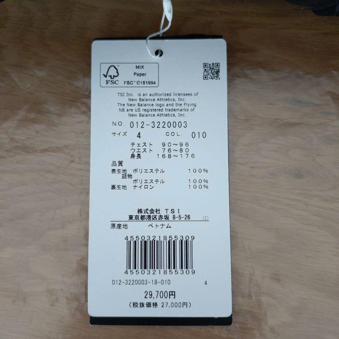 最終値下げ ニューバランスゴルフ メンズ2WAY 中綿 ブルゾン　黒/緑 新品