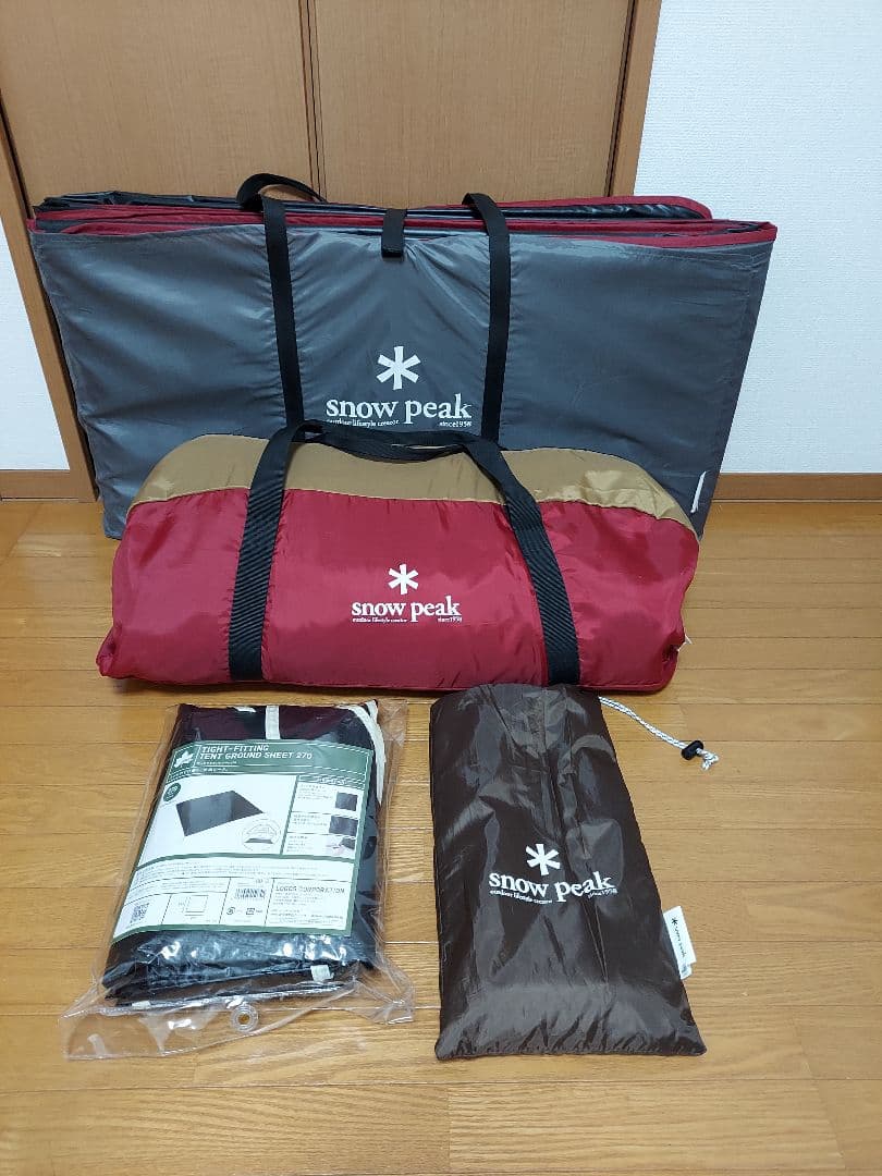  peak アメニティドームM フロアマット、グランドシートセット