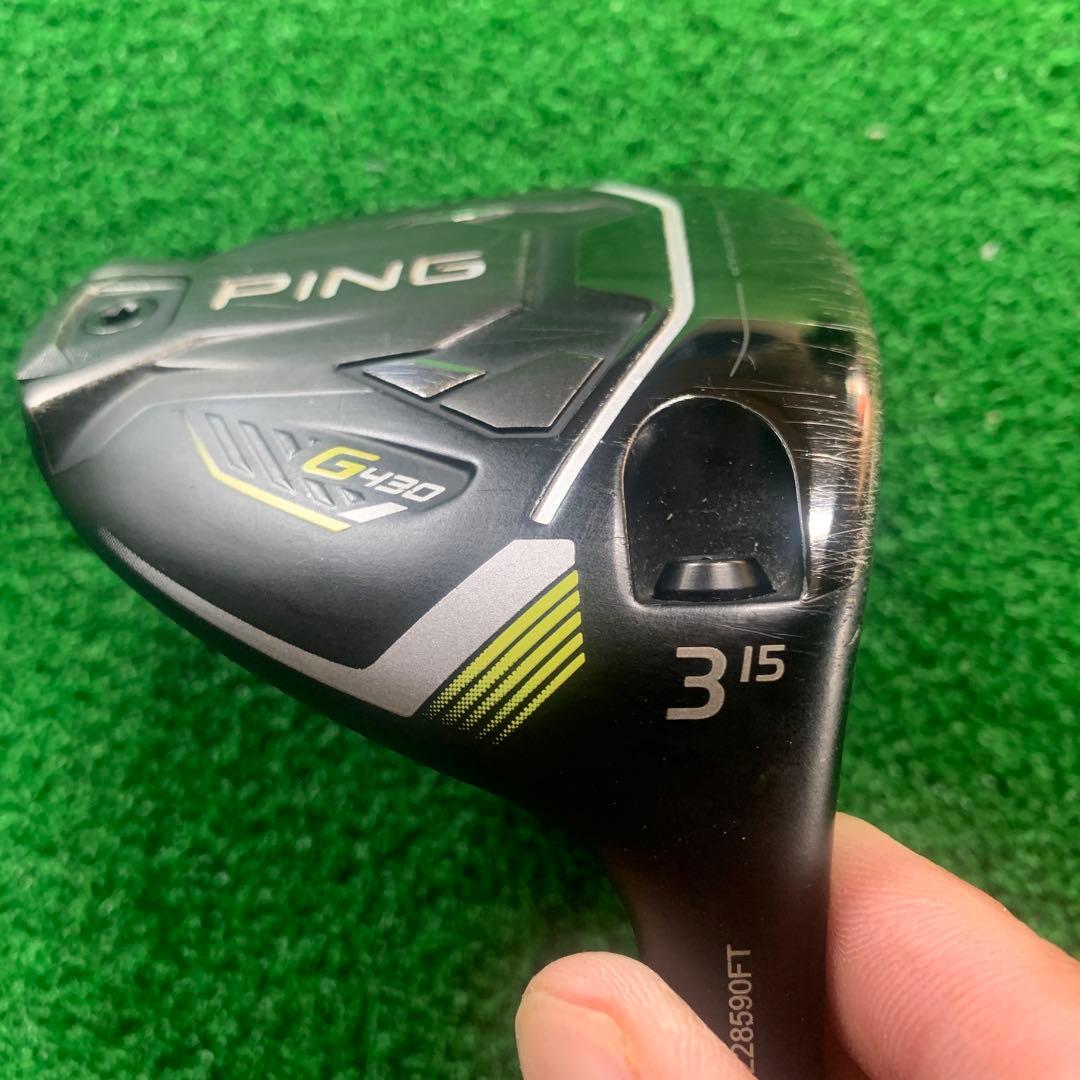 PING G430 MAX 3W 15° ヘッドのみ ヘッドカバー付