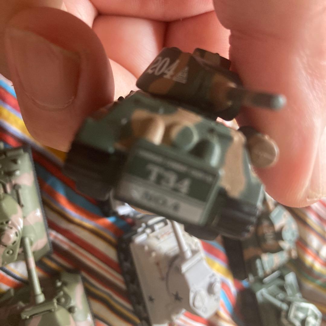 ちびっこコンバット　Ｑ　　戦車　14台　中古　　TIGER T34 コンバット
