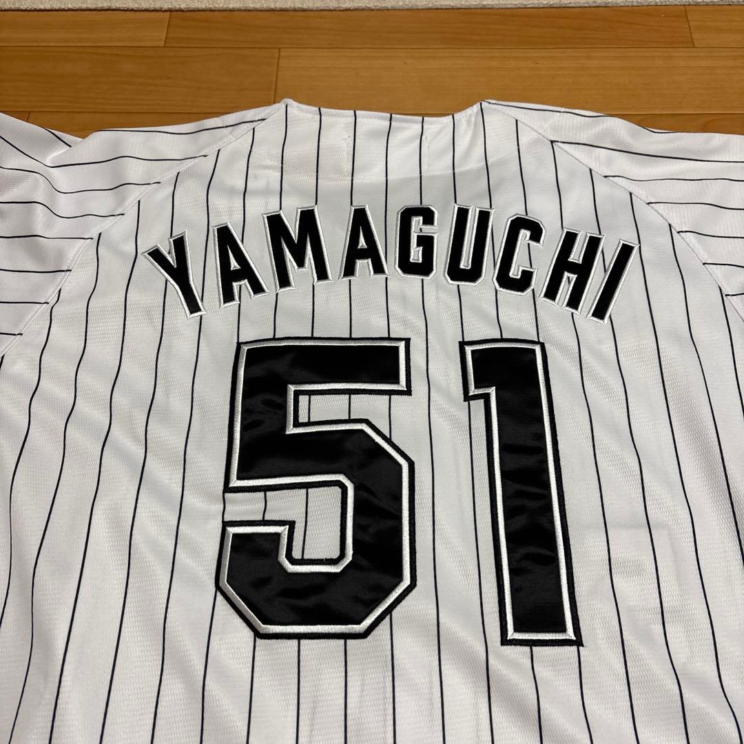 千葉ロッテマリーンズ ユニフォーム L 山口 51