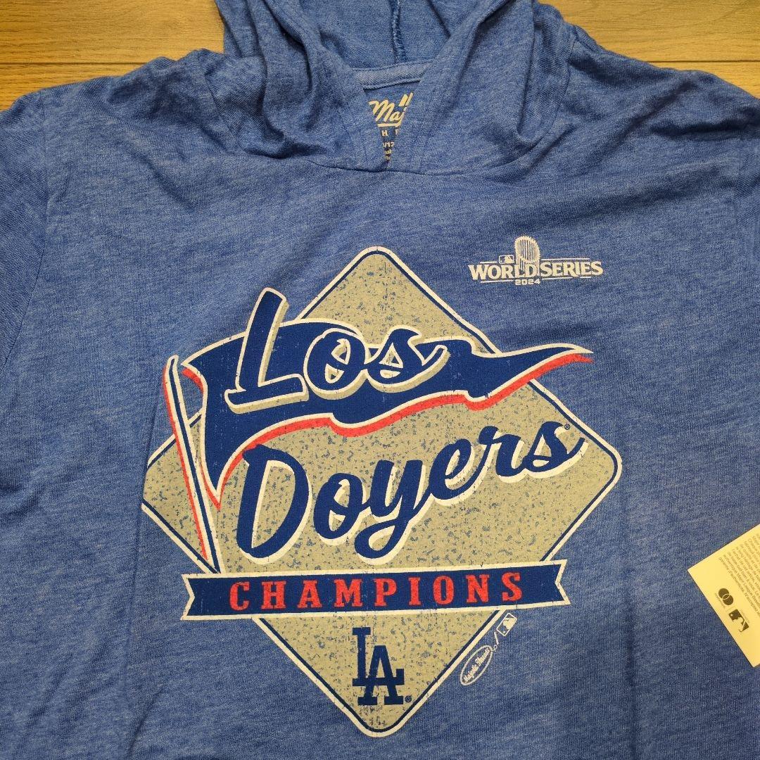 ドジャース 大谷翔平 2024ワールドシリーズチャンピオン フーディーTシャツ