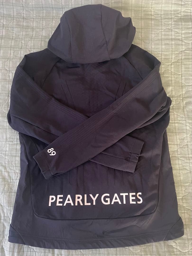 PEARLY GATES フード付きジャケット 89 ブラック