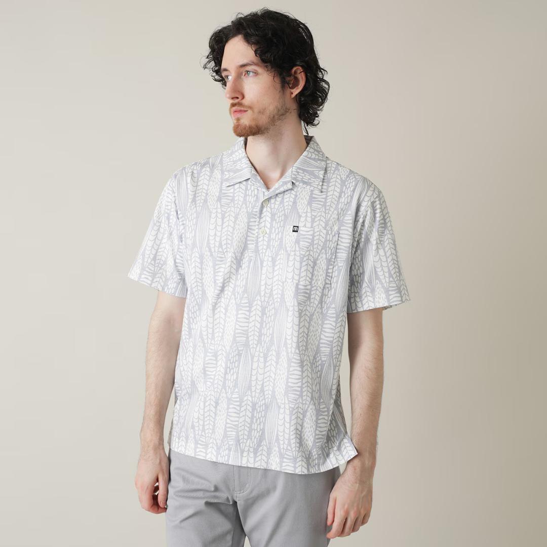 トラヴィスマシュー TRAVISMATHEW サーフボード プリント半袖ポロ