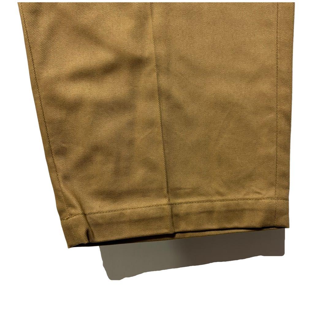 新品 ラッセルノ ゴルフ ワイド シルエット パンツ ブラウン M/L
