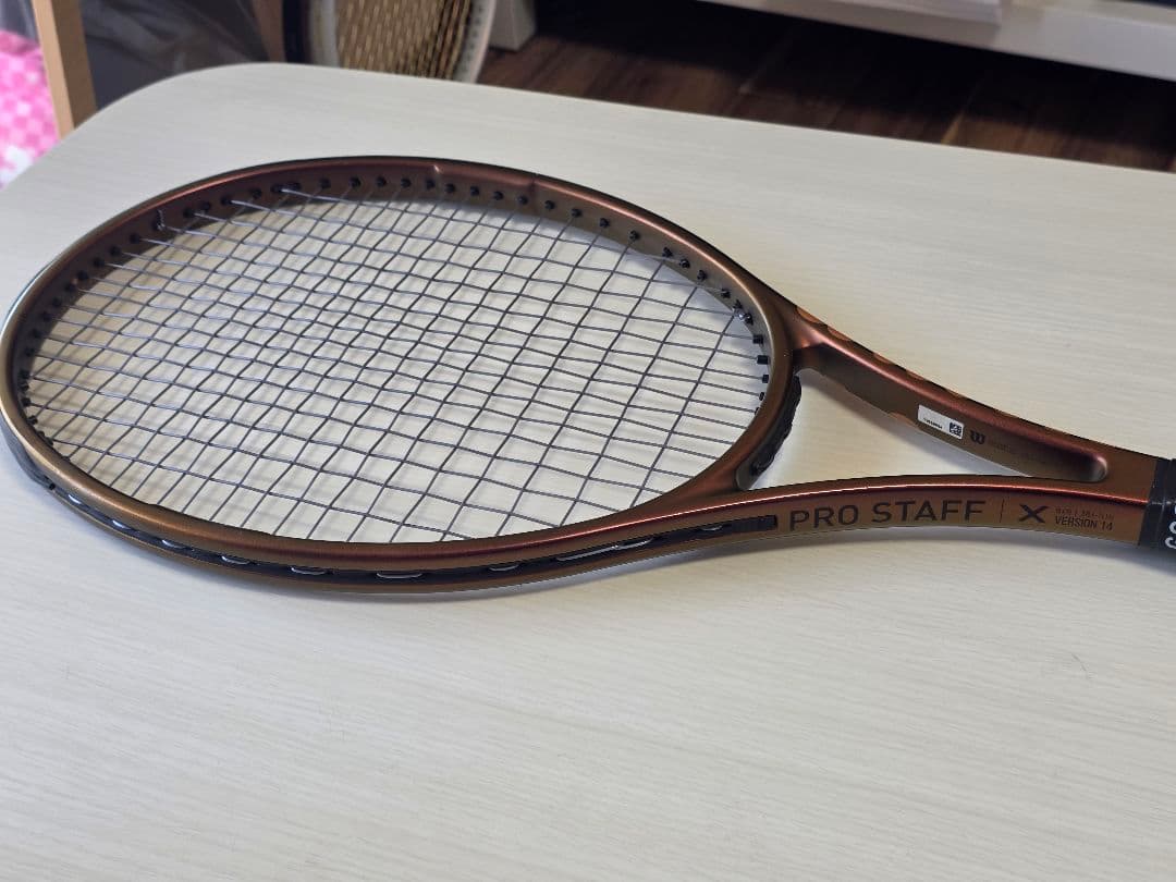 美品Wilson PRO STAFF X V14 G2ガット張り上げ済