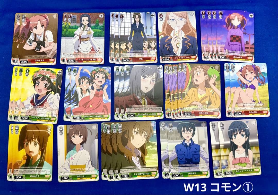 ヴァイスシュヴァルツカード（W10/13）226枚　解説書/プレイマット付き