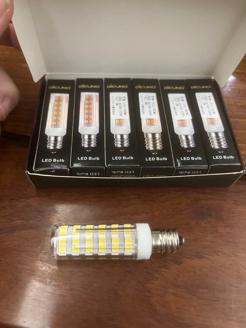 DiCUNO E12 LED電球 6個入り×2 E12
