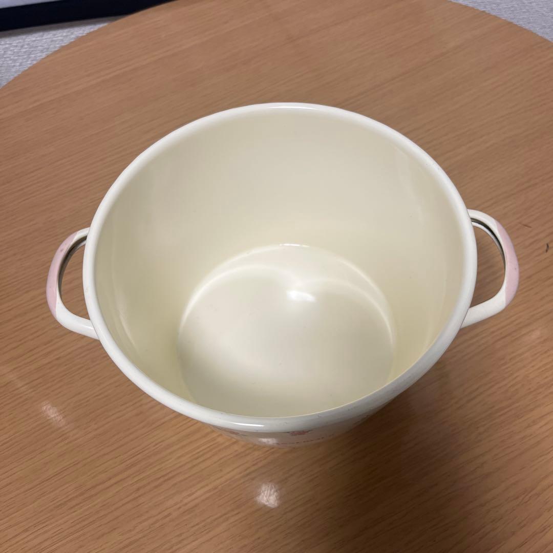 imane イマン ローズバスケット ホーロー キャセロール鍋 18cm 蓋付き
