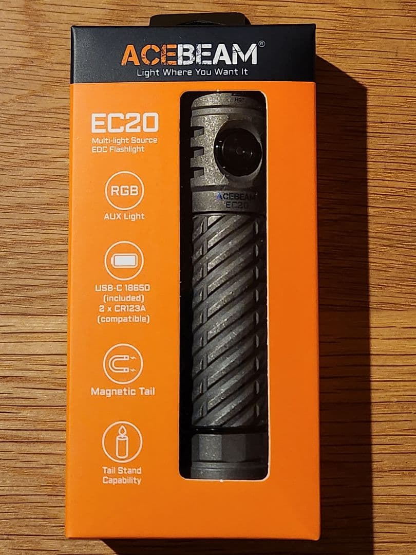 ACEBEAM EC20 Ti 519A 限定品【新品未使用コレクション保管品】