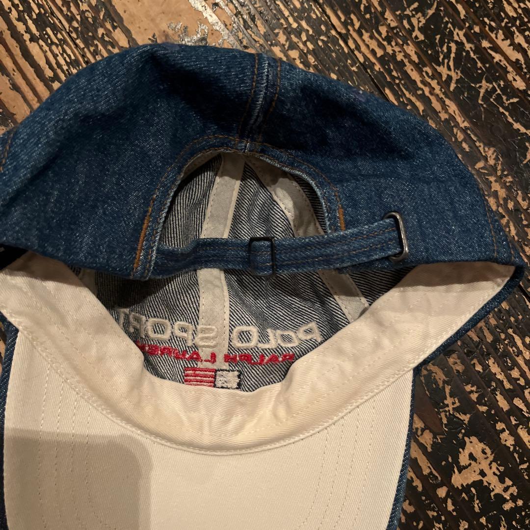 Polo Sport デニムキャップ　ポロスポーツ