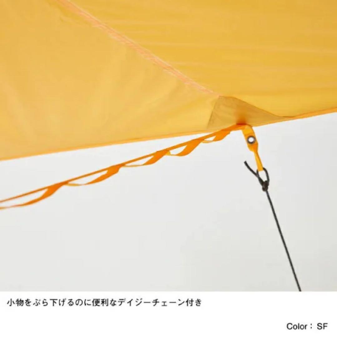 新品未使用ノースフェイス ペンタゴンタープ　スタープ5サフランイエロー