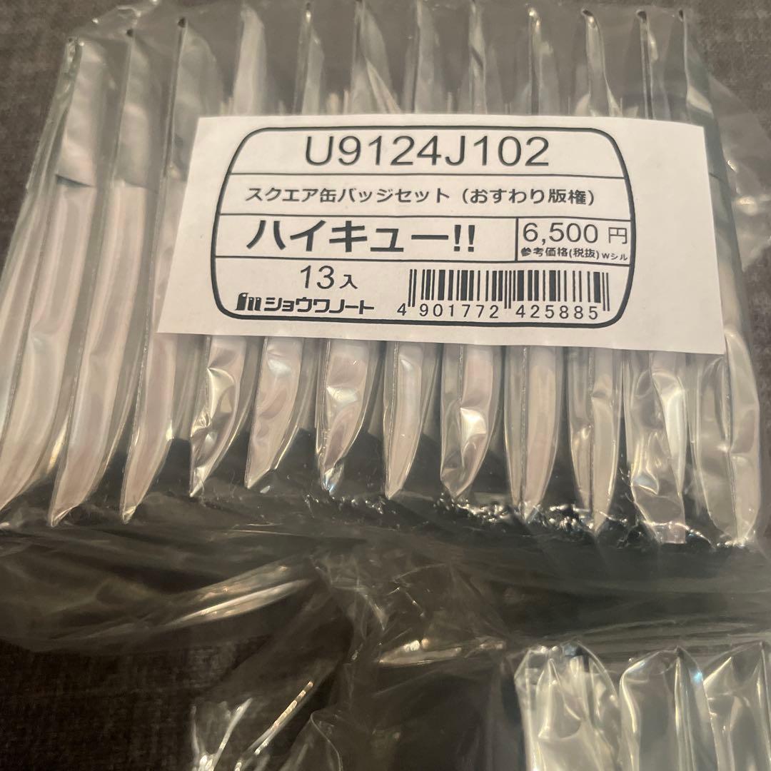 ハイキュー！！スクエア缶バッジ