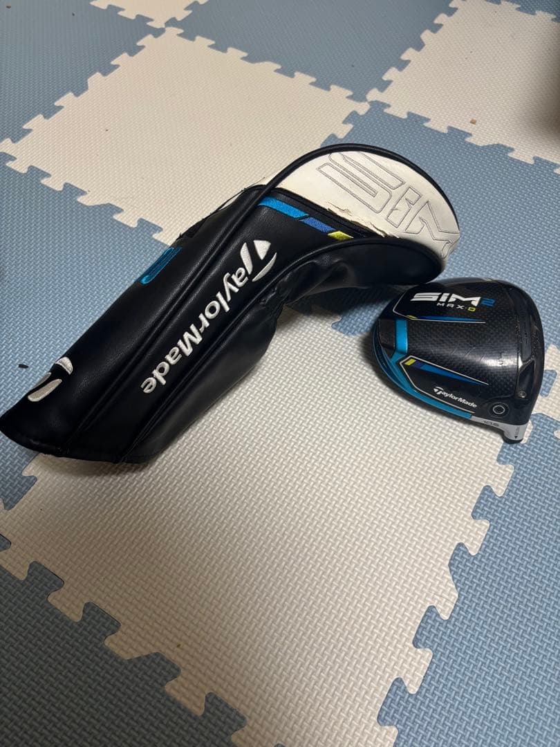 TaylorMade SIM2 MAX-Dドライバー ヘッドカバー付きジャンク品