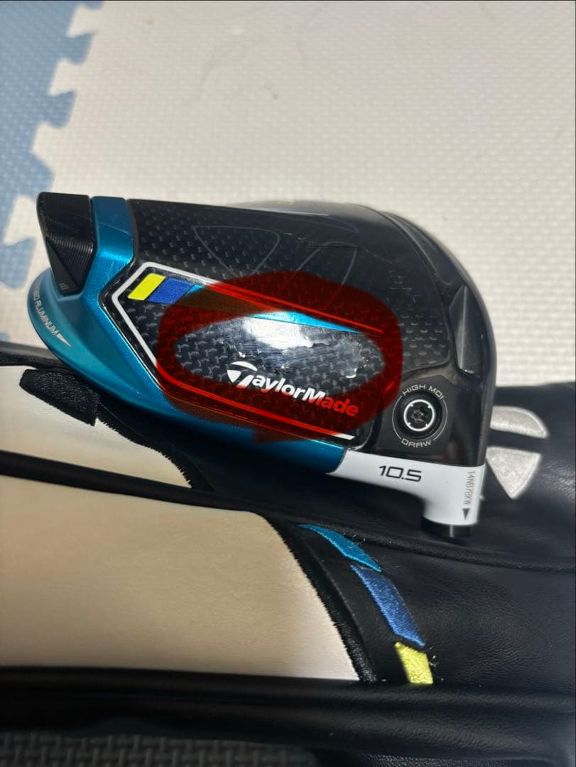 TaylorMade SIM2 MAX-Dドライバー ヘッドカバー付きジャンク品