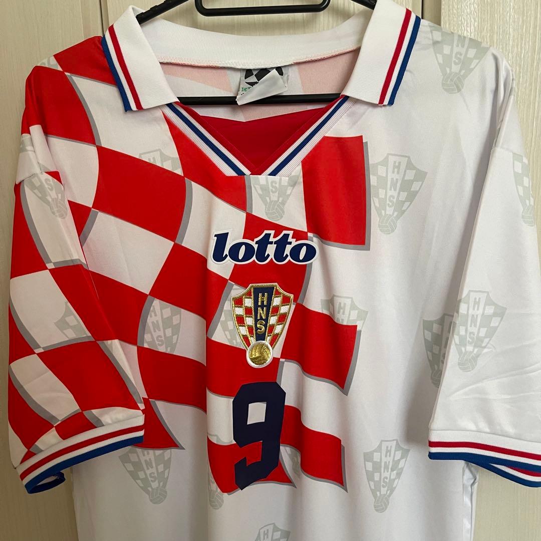クロアチア　シューケル　1998年　W杯サッカーユニフォーム　ワールドカップ