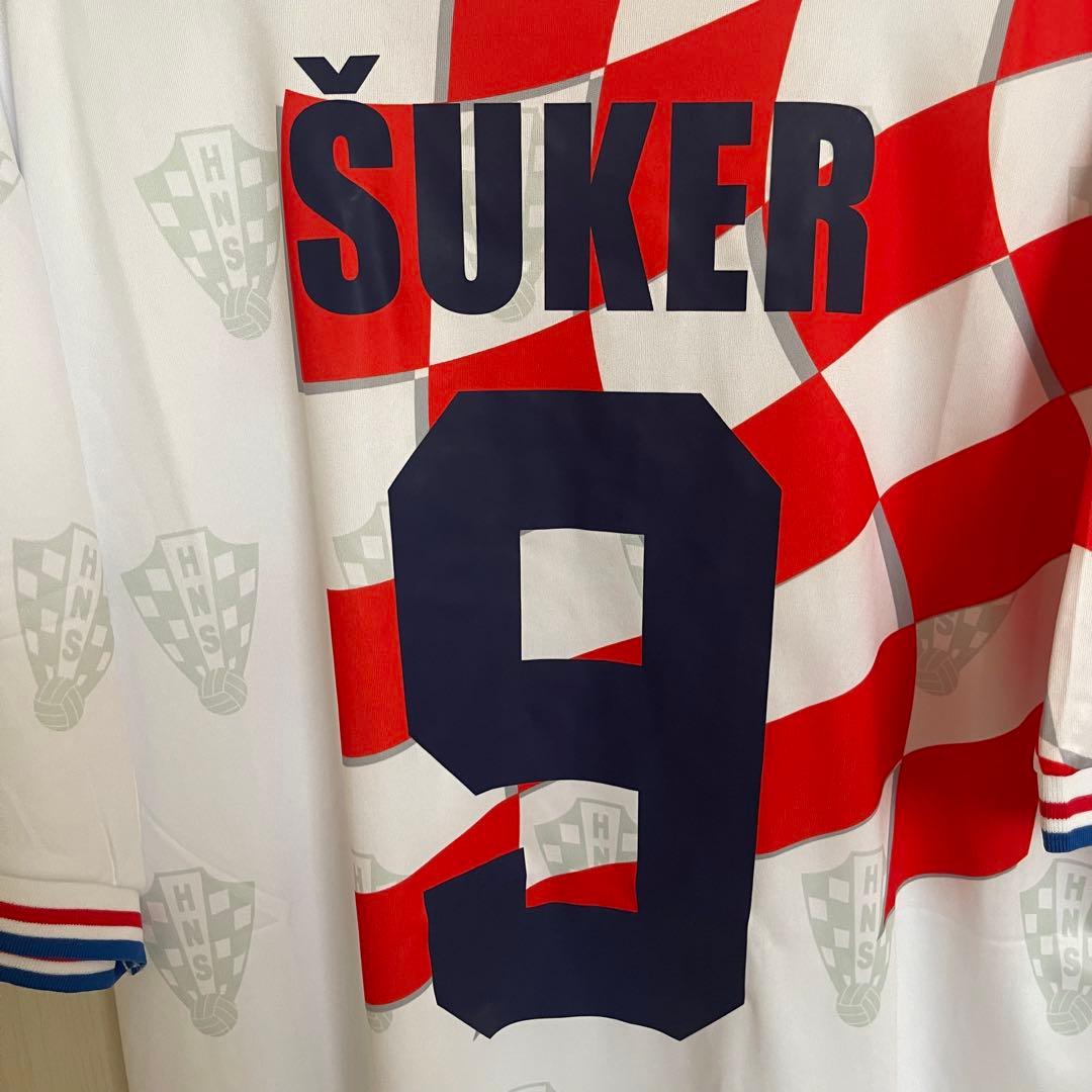 クロアチア　シューケル　1998年　W杯サッカーユニフォーム　ワールドカップ