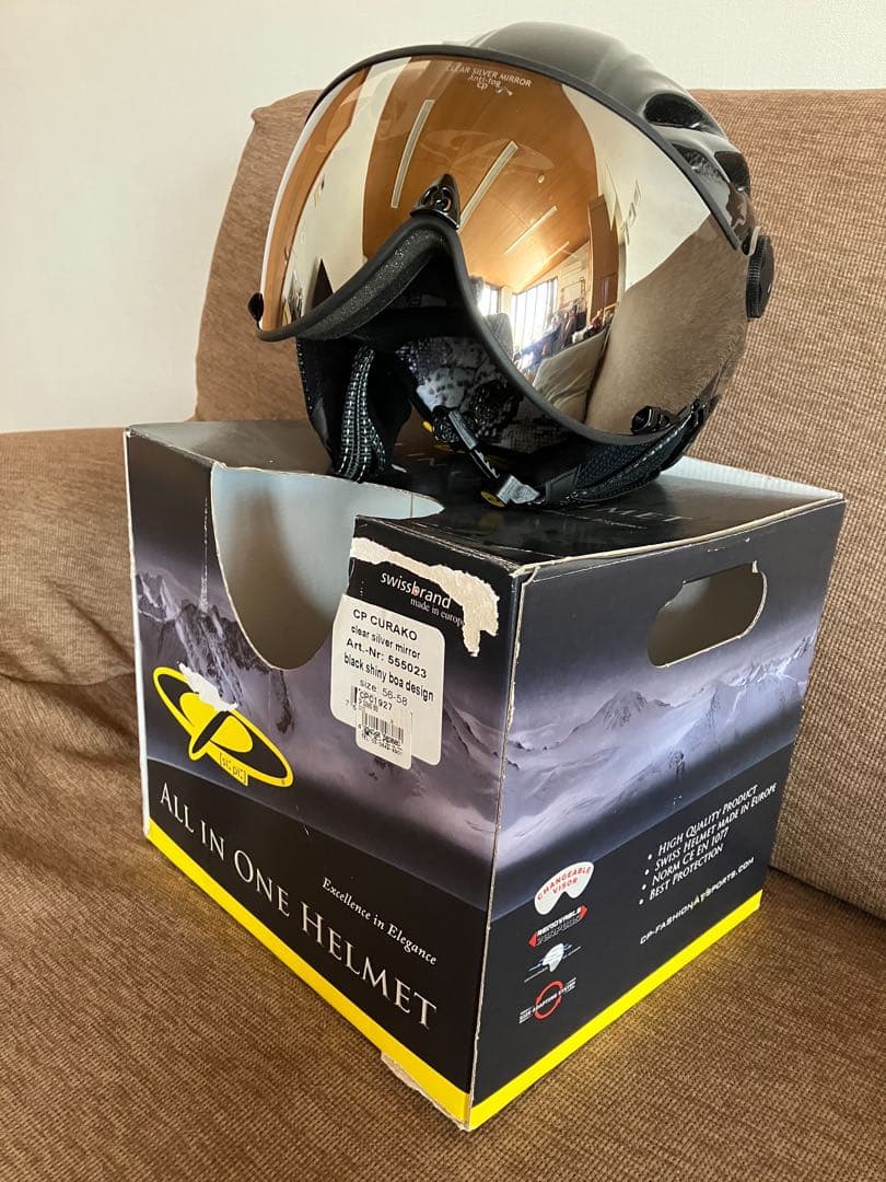美品　CP ALL IN ONE HELMET ブラック　CURAKO スイス製
