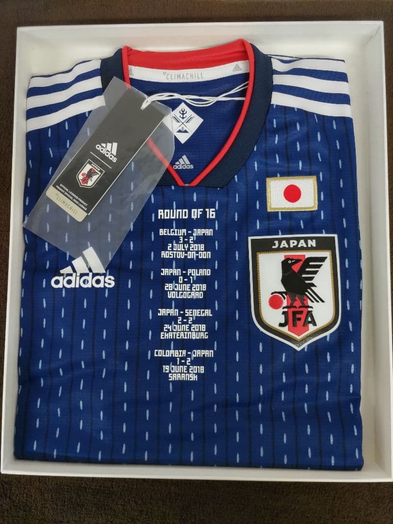 サッカー日本代表メモリアルユニフォーム 2018 W杯 ロシア大会