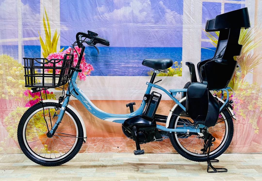 2019年！パスバビー12AH⭐️人気！ヤマハ子供乗せ電動アシスト自転車Y3759