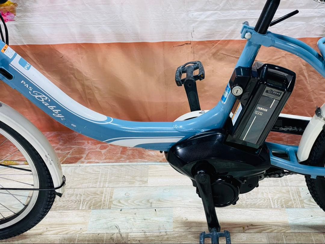2019年！パスバビー12AH⭐️人気！ヤマハ子供乗せ電動アシスト自転車Y3759