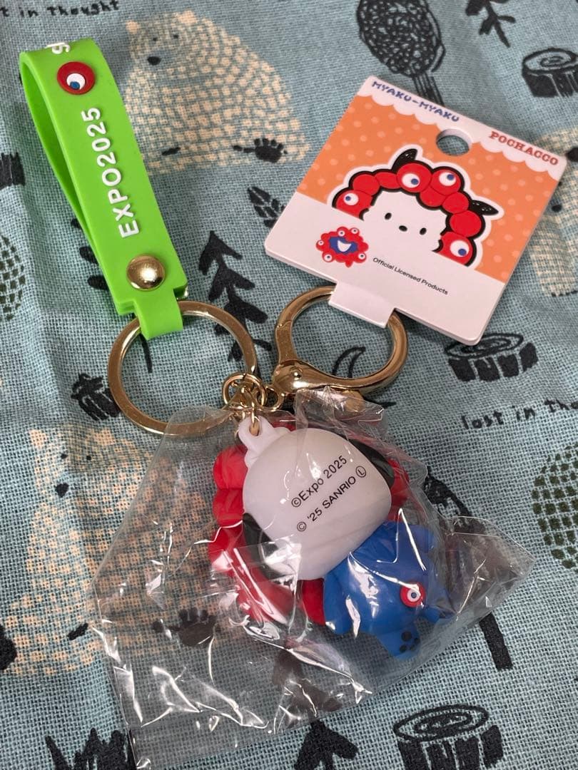 ポチャッコ　ミャクミャク　キーホルダー　万博限定