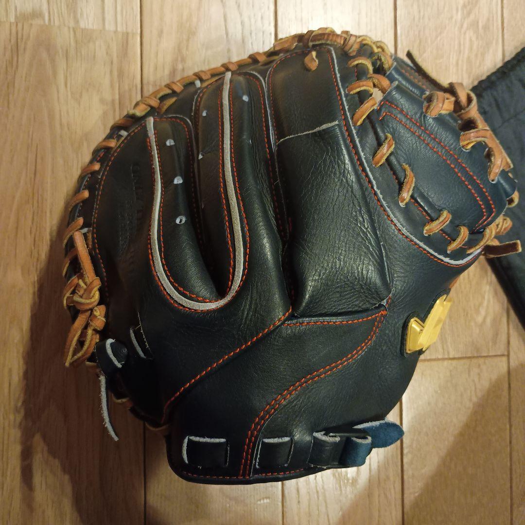 HATAKEYAMA 硬式グローブ PRO-M9IB 40周年 紺色 収納袋付き
