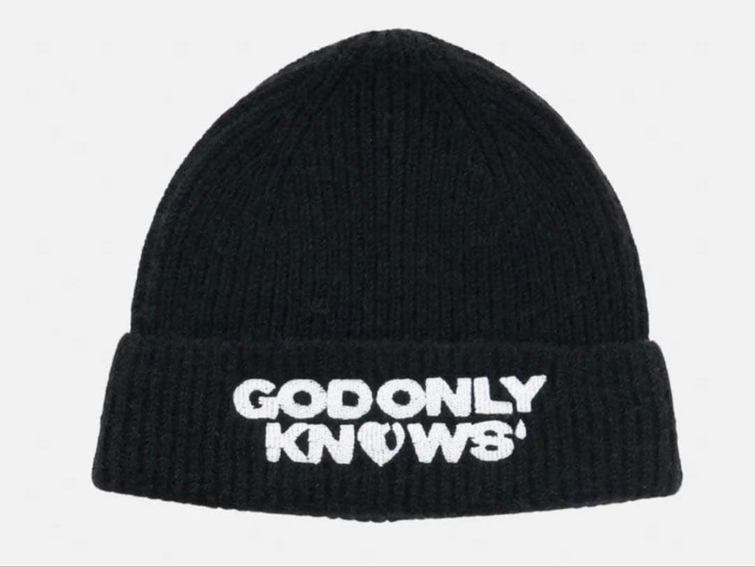 GOD ONLY KNOWS岩田剛典　GAN ニット帽　黒