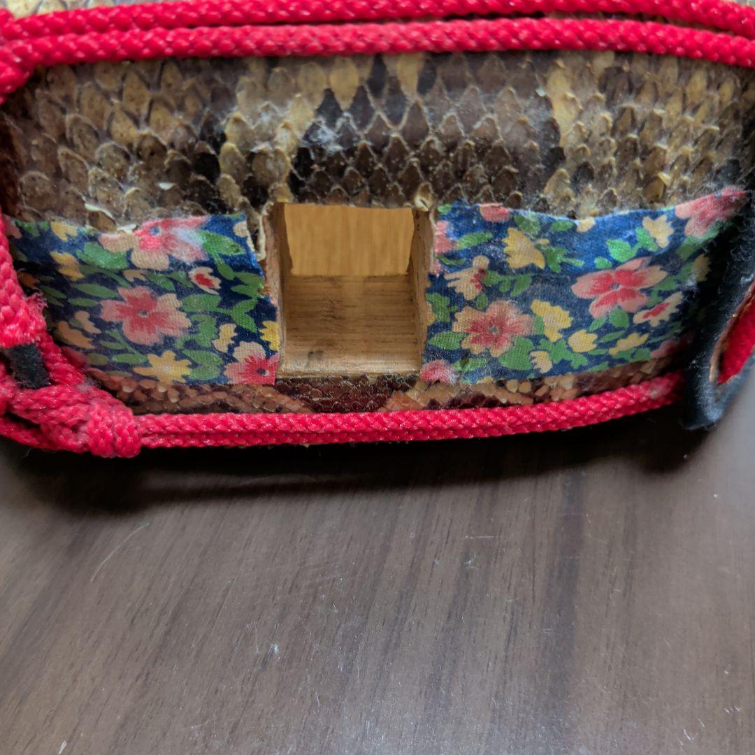 三線　胴のみ　ヘビ皮