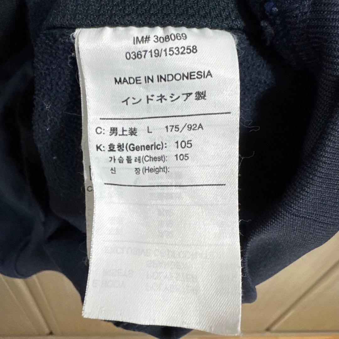 NIKE製 バルセロナ クルーネックトップス Lサイズ/トータル90/ネイビー