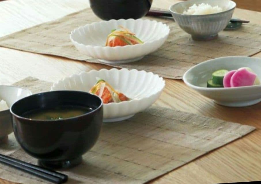 たち吉/橘吉 白菊 菊割皿 銘々皿 深皿 5枚