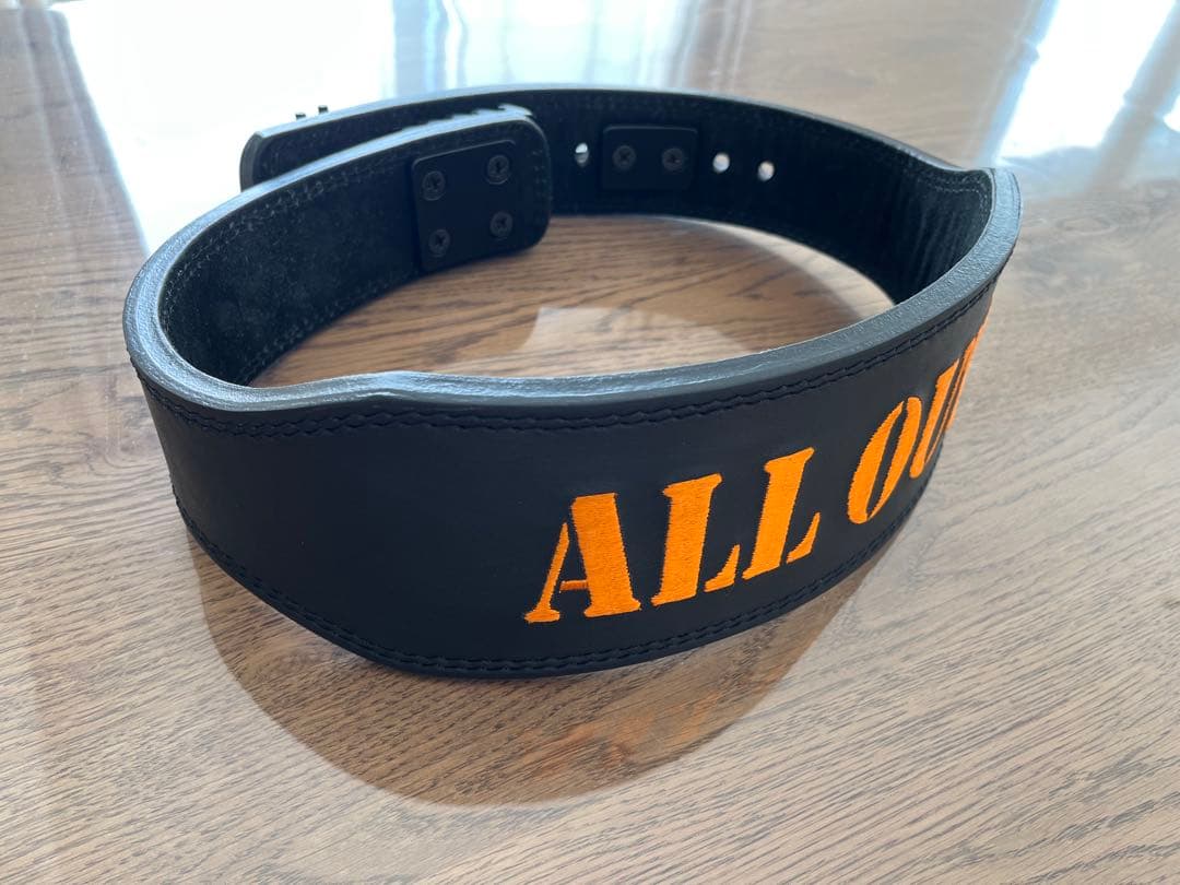 ALL OUT トレーニングパワーベルト　レバーアクションベルト　Mサイズ