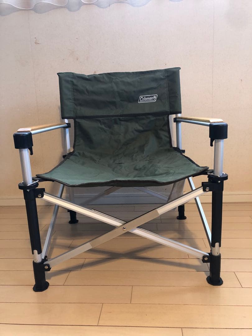 【お得！二脚セット可】 Coleman ツーウェイチェア グリーン