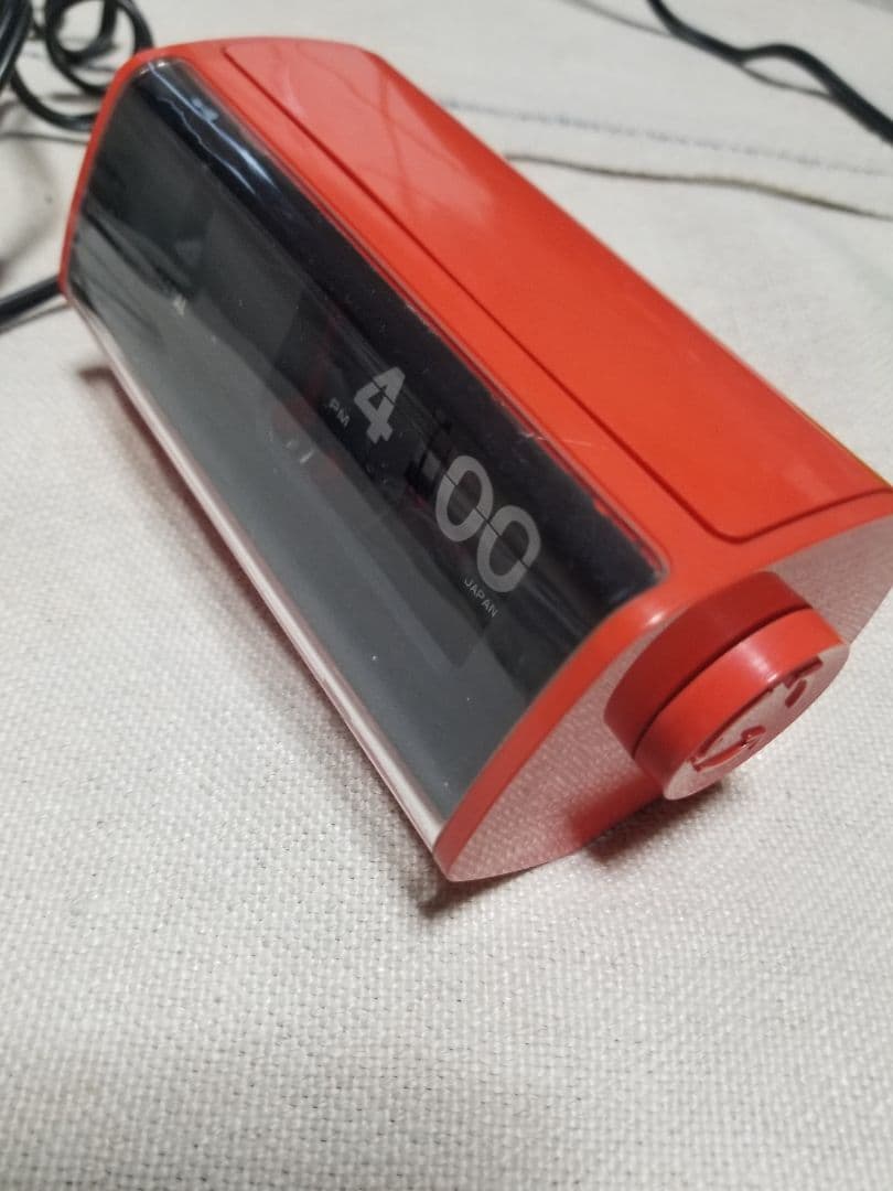 COPAL コパル 222 ミニ レトロ パタパタ時計 50HZ レッド