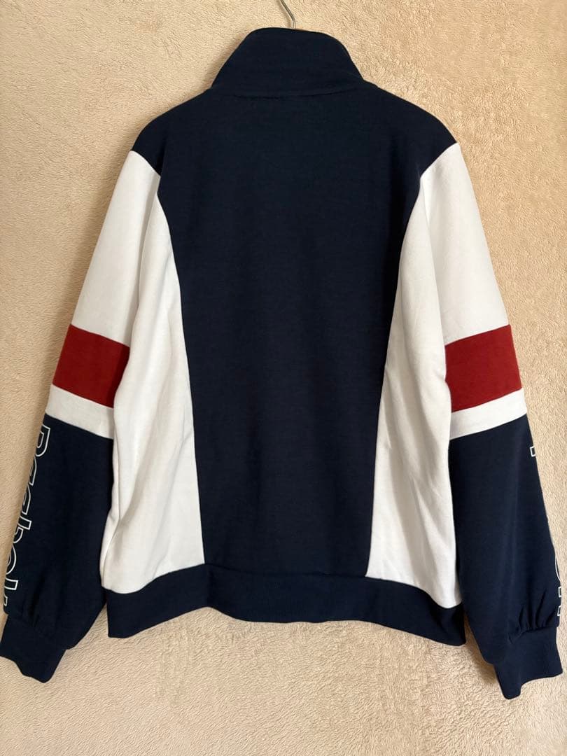 Reebok ジャケット ネイビー×ホワイト×レッド M レディース 新品