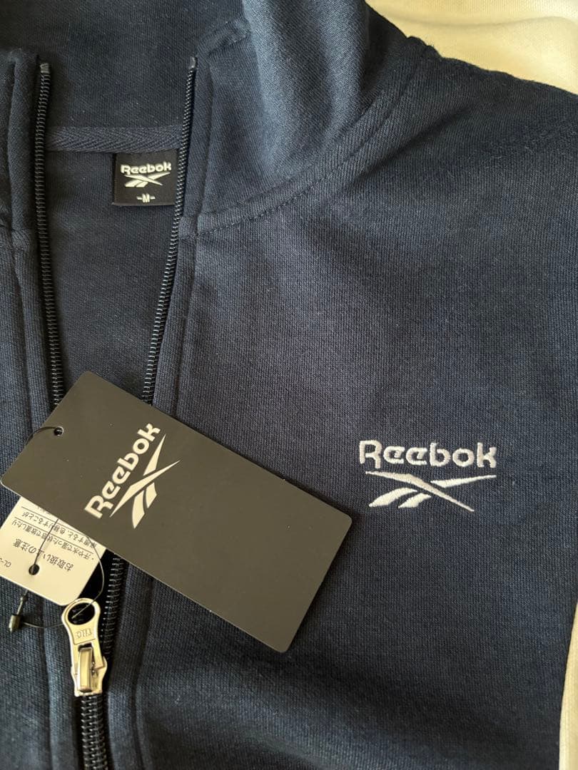 Reebok ジャケット ネイビー×ホワイト×レッド M レディース 新品