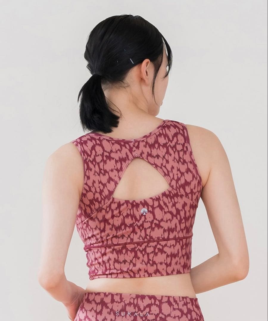 ⭐︎新品⭐︎ 【SUKALA】レオパードプリントブラトップ　Lサイズ