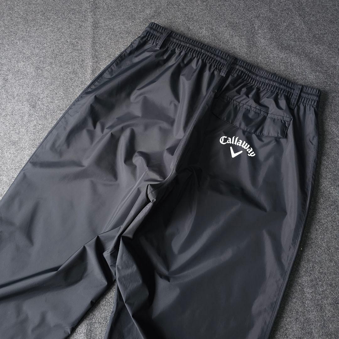 極美品 3L Callaway Golf レインウェア上下セット 白黒 メンズ