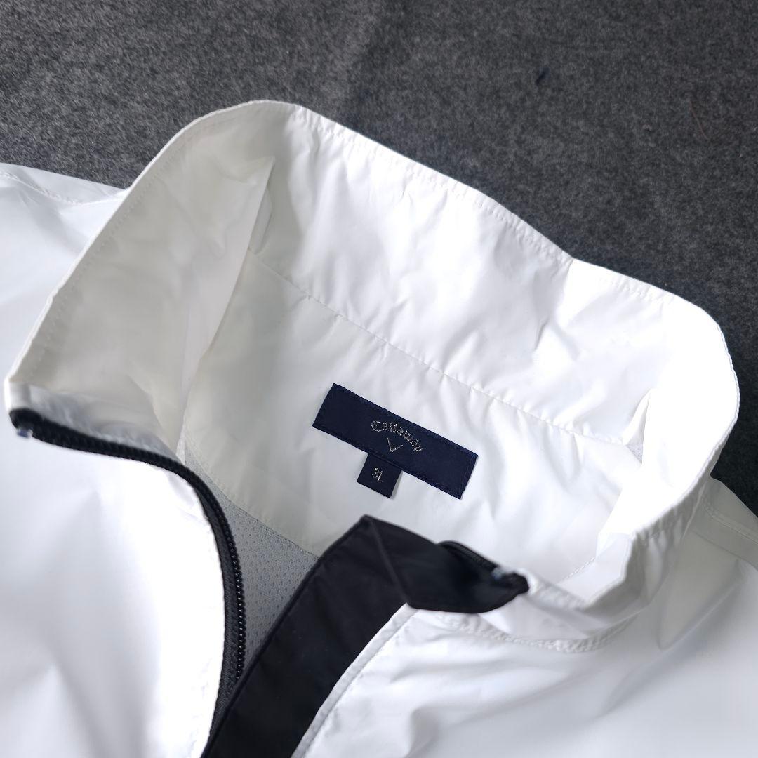 極美品 3L Callaway Golf レインウェア上下セット 白黒 メンズ
